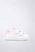Deportivo resistente en blanco y rosa