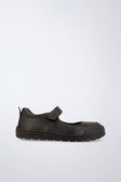 Barefoot mary janes in brown
