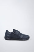 Zapato de piel flexible en azul marino