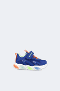 Deportivo con luces en azul