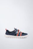 Zapatilla barefoot de textil flexible en azul