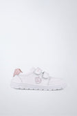 Zapato barefoot en blanco y rosa