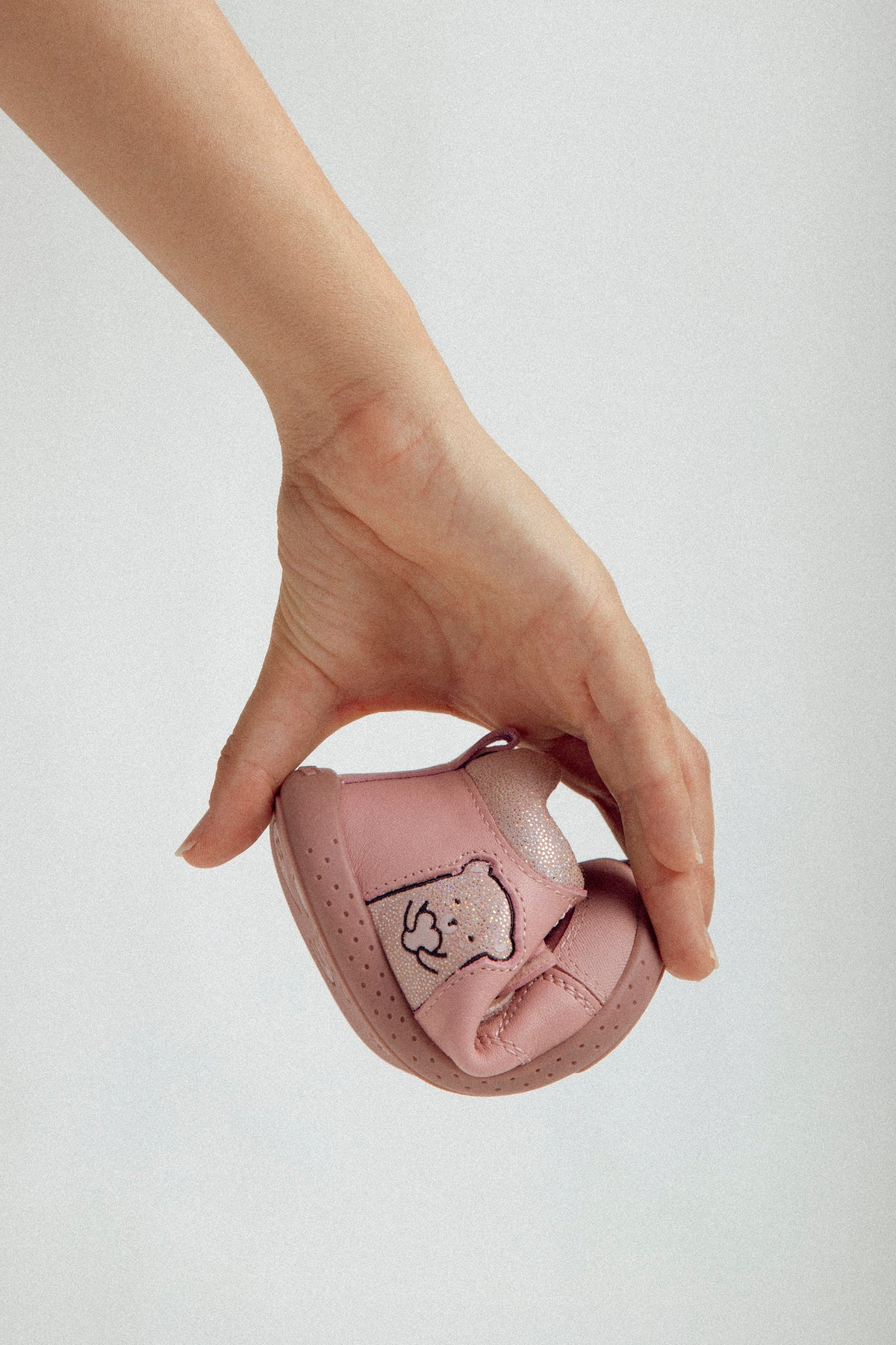 Botín barefoot en rosa nude