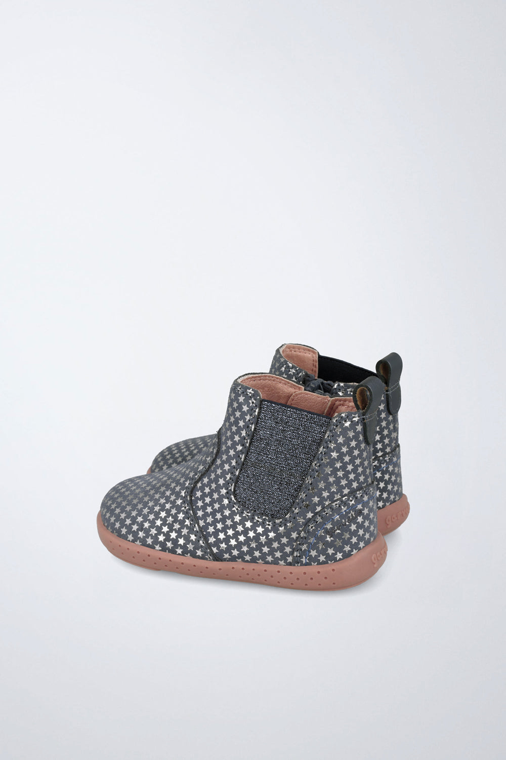 Barefoot Garvalín kids' boot in blue, with flexibility for the foot's natural movement.