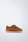 Barefoot sneakers lightweight leather in light beige