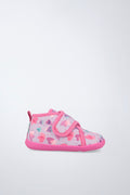 Barefoot Garvalín kids' shoe in lilac with an adjustable fastening and healthy foot development.