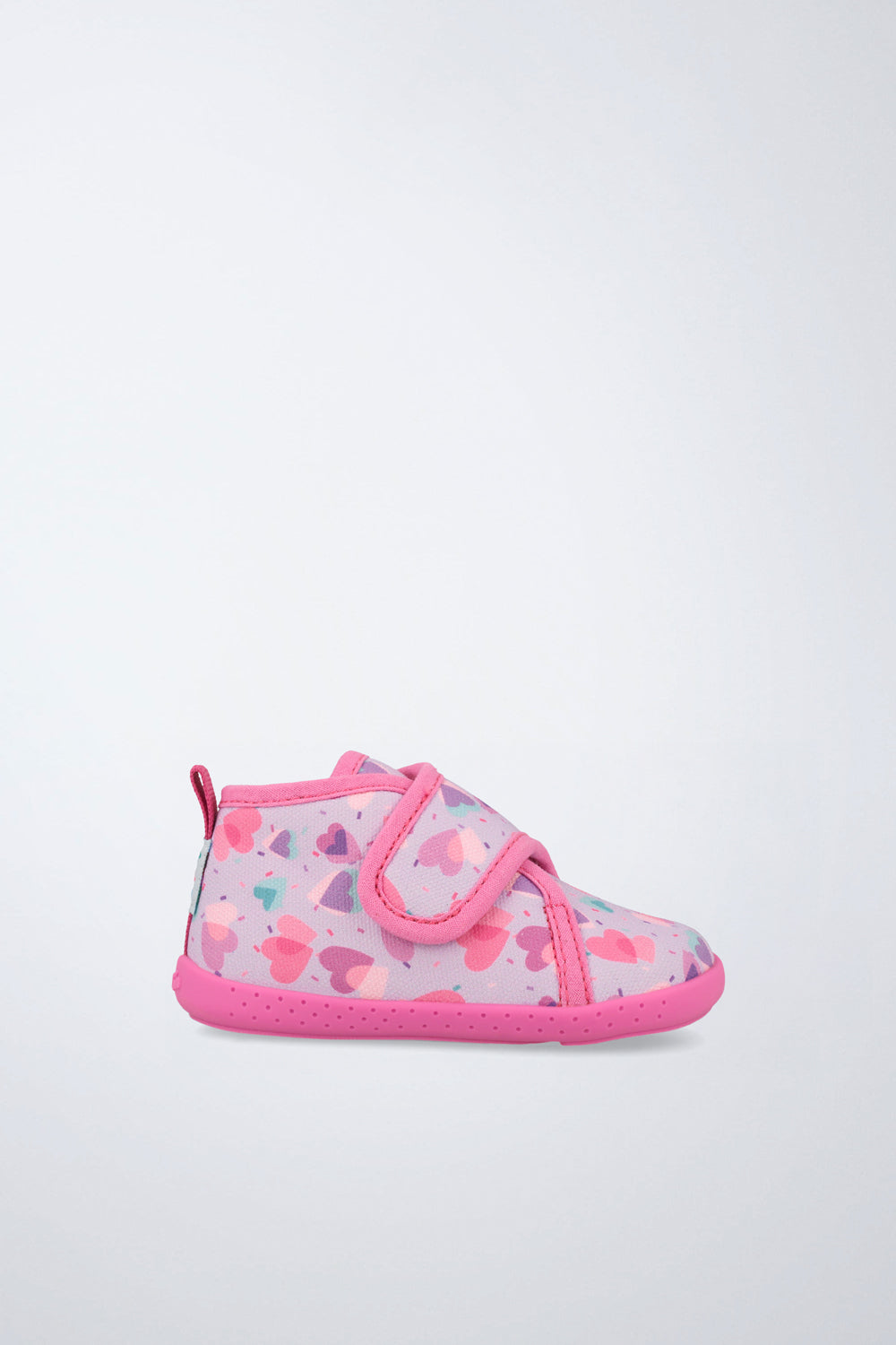 Barefoot Garvalín kids' shoe in lilac with an adjustable fastening and healthy foot development.