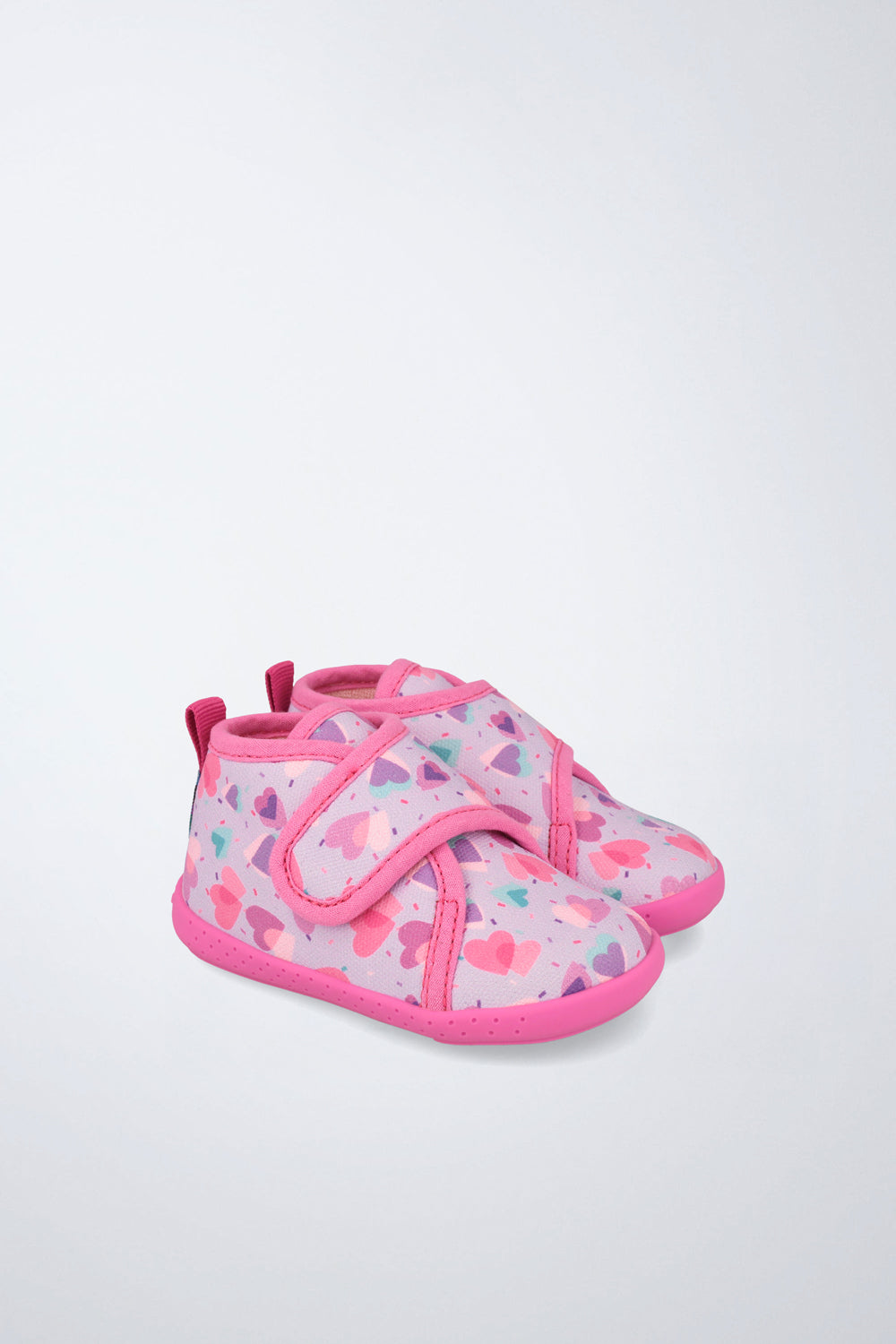 Barefoot Garvalín kids' shoe in lilac with an adjustable fastening and healthy foot development.