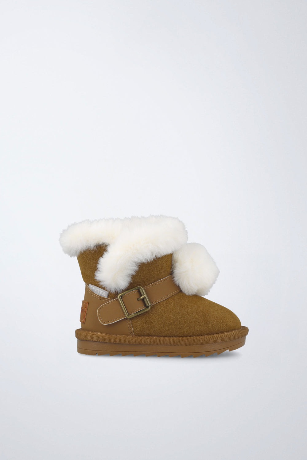 Barefoot Garvalín shoe in brown with a zip and stability.