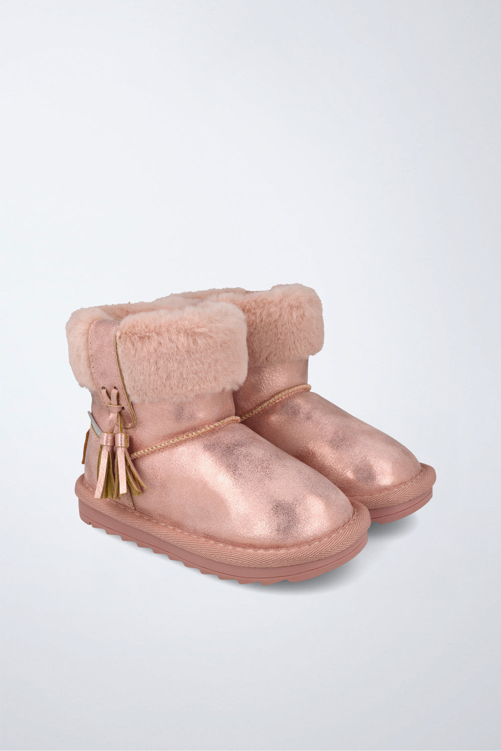 Barefoot Garvalín shoe in pink with a zip and an ergonomic design.