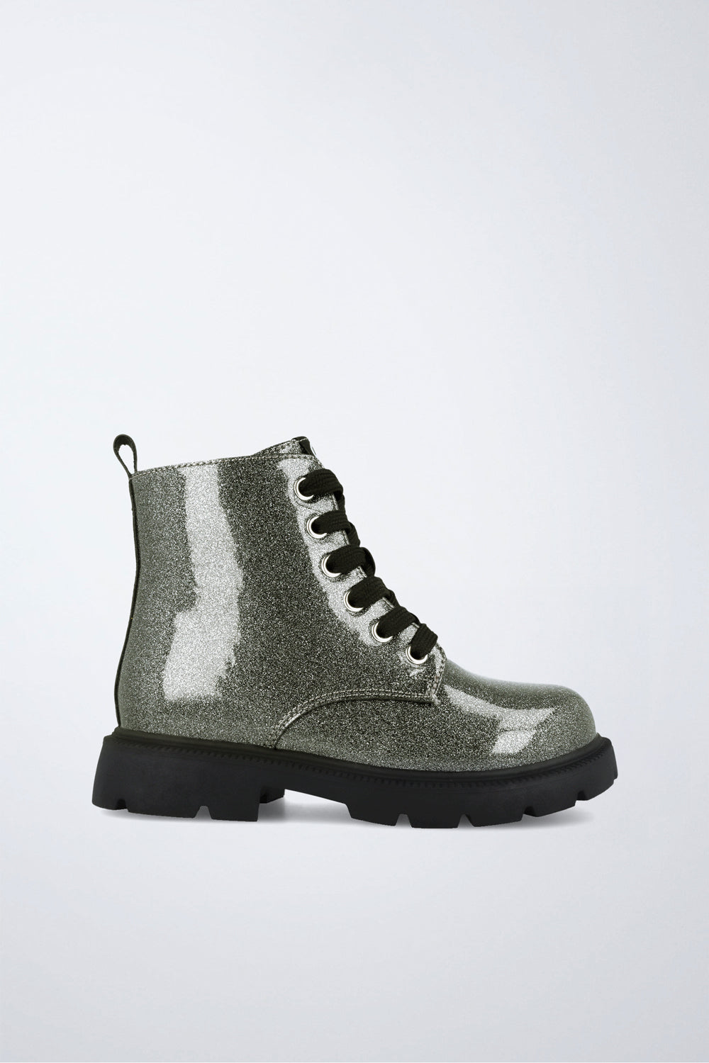 Zapato infantil Garvalín respetuoso en gris y negro con cremallera y estabilidad y flexibilidad.