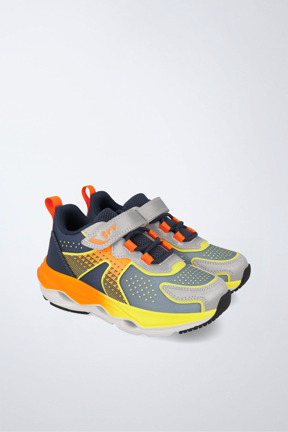 Barefoot Garvalín shoe in blue with laces and an adjustable fastening and stability and flexibility.