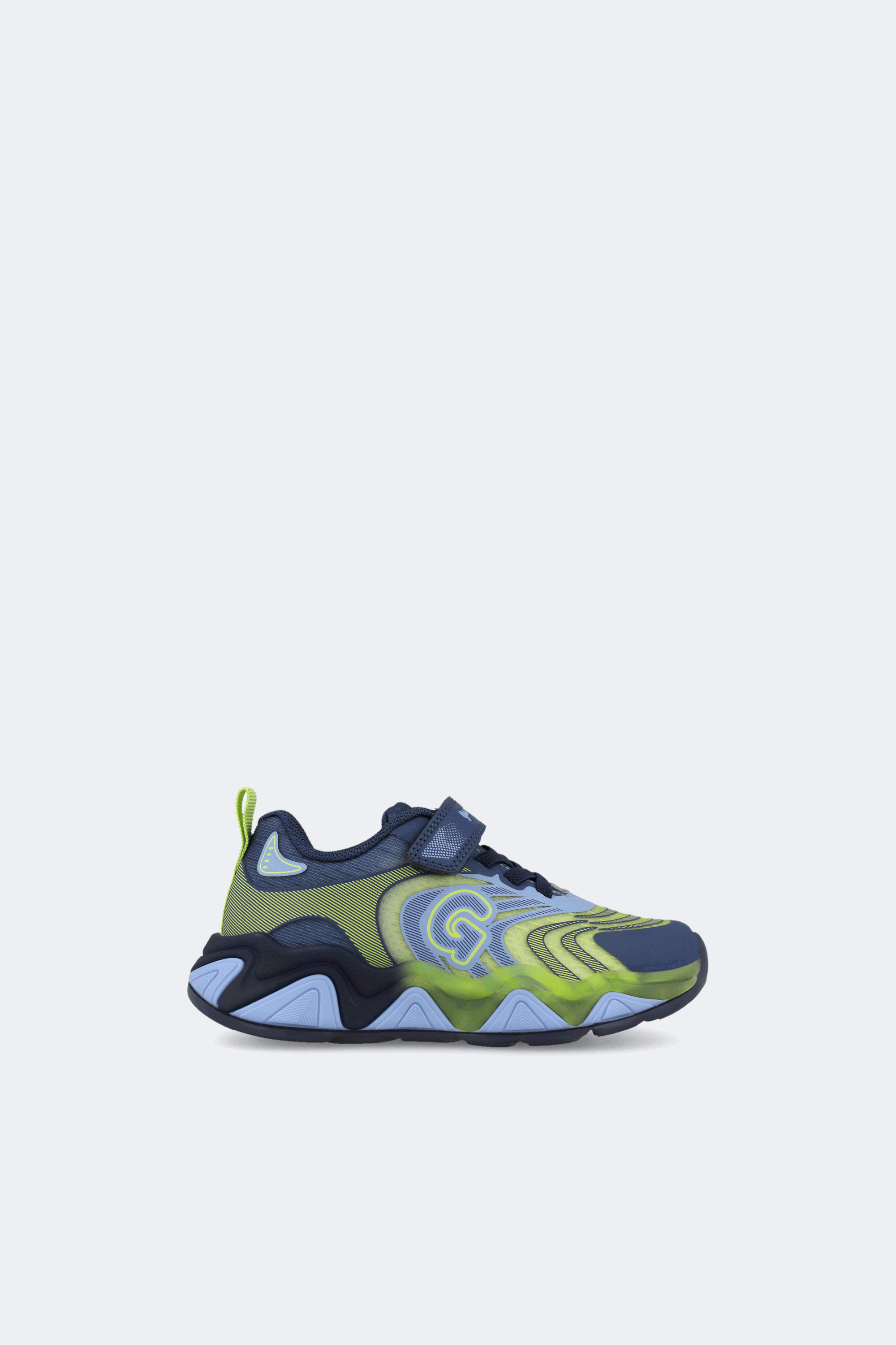Running light-up sneakers in blue