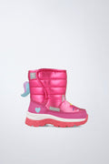 Barefoot Garvalín shoe in pink with an adjustable fastening and a flexible sole.