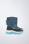 Barefoot Garvalín shoe in navy with an adjustable fastening and a flexible sole.