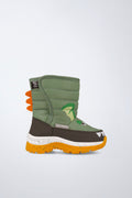 Barefoot Garvalín shoe in green with an adjustable fastening and healthy foot development.