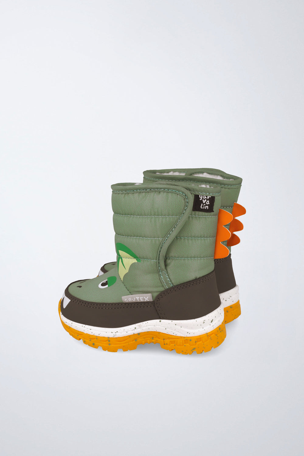Barefoot Garvalín shoe in green with an adjustable fastening and healthy foot development.