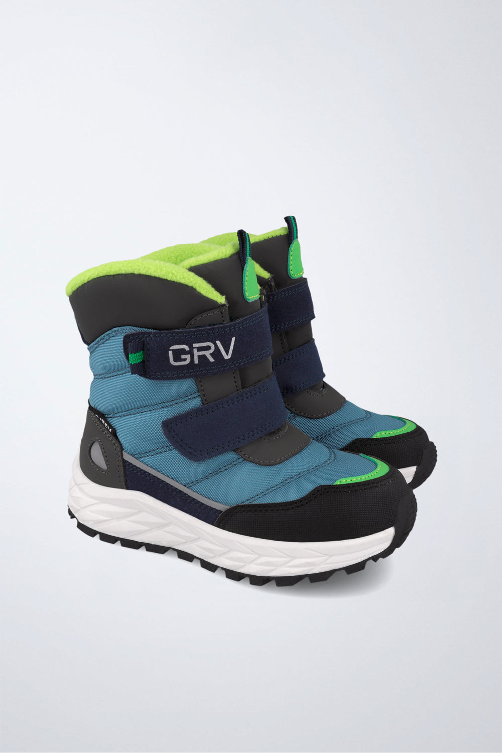 Barefoot Garvalín shoe in blue with an adjustable fastening and flexibility for the foot's natural movement.