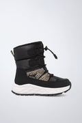 Barefoot Garvalín shoe in black with laces and flexibility for the foot's natural movement.