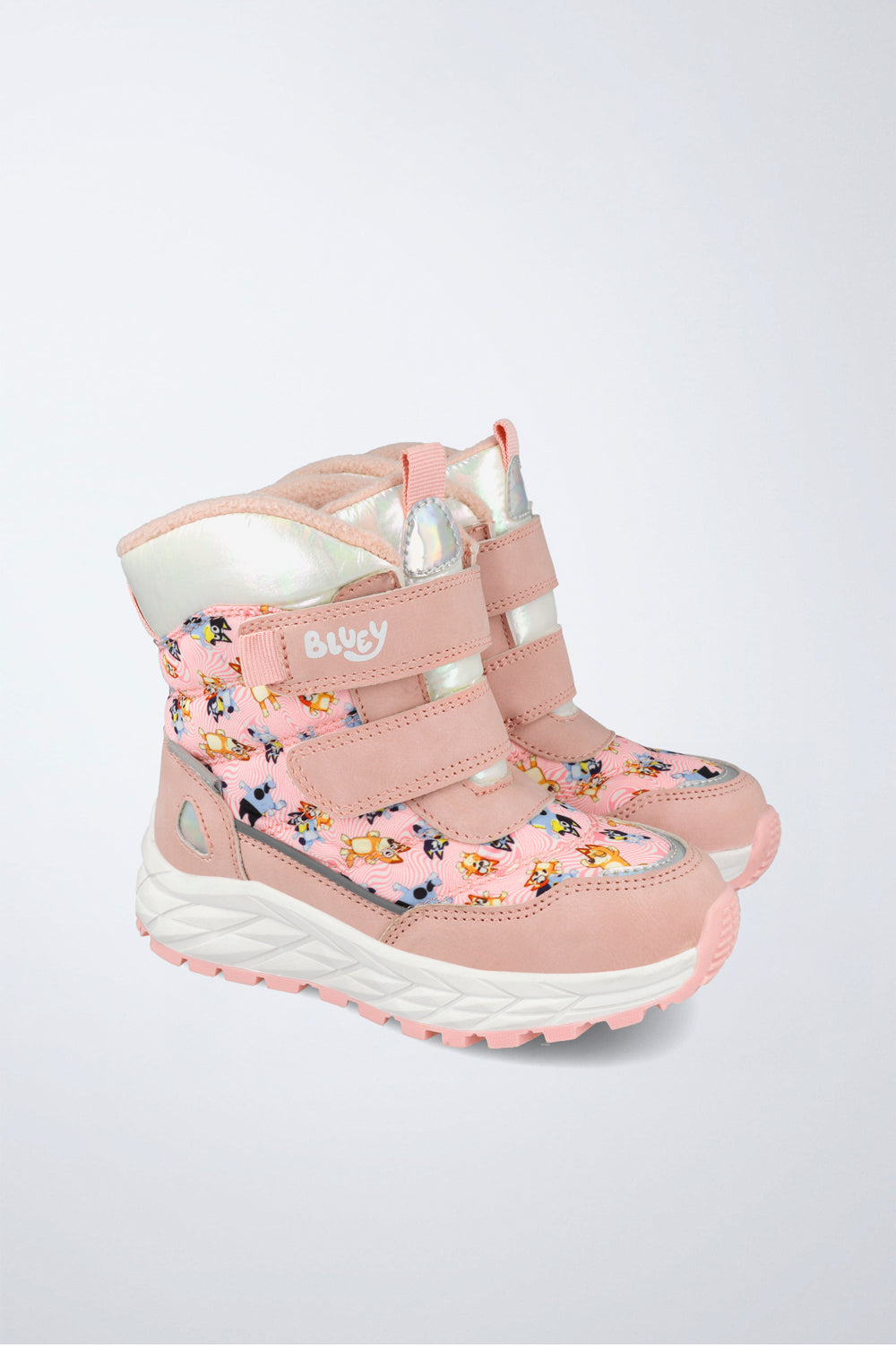 Zapato infantil Garvalín respetuoso en rosa con cierre de contacto y desarrollo saludable del pie.