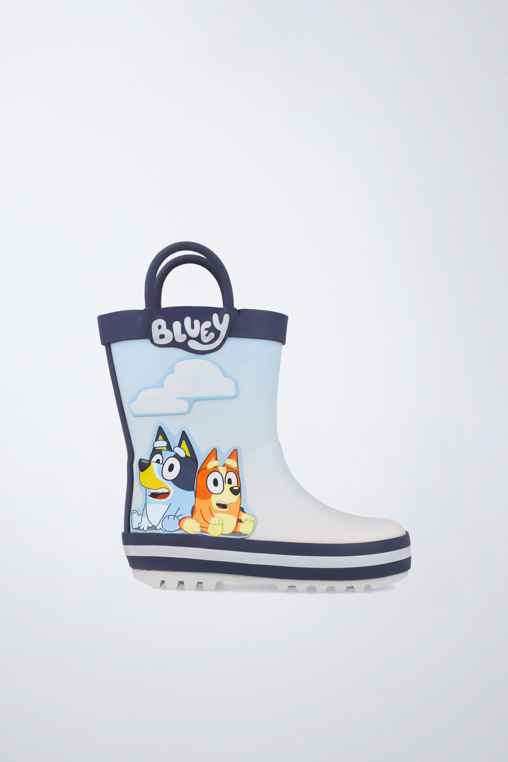 Barefoot Garvalín shoe in blue with an adjustable fastening and stability.