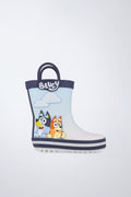Barefoot Garvalín shoe in blue with an adjustable fastening and stability.