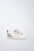 Zapatilla barefoot en blanco y rosa