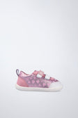 Zapatilla barefoot de piel ligera en rosa