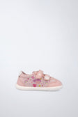 Zapatilla barefoot de textil antideslizante en rosa