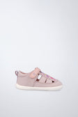 Sandalia barefoot de textil ligera en rosa