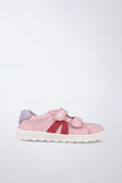 Zapatilla barefoot en rosa y rojo