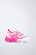 Deportiva Garvalín respetuosa en rosa y fucsia con cordones y cierre de contacto y desarrollo saludable del pie.