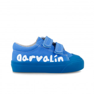 Blue canvas sneakers for...