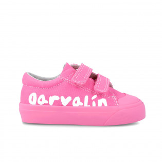 Pink canvas snakers for...